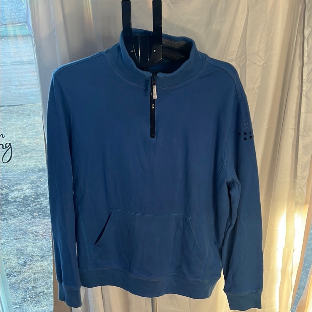 Prince & Fox Blue Zip Up Sweater